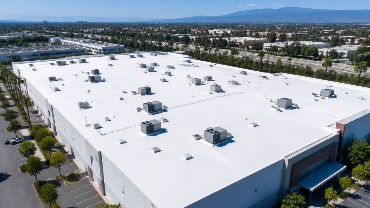 100,000 sq ft commercial roof